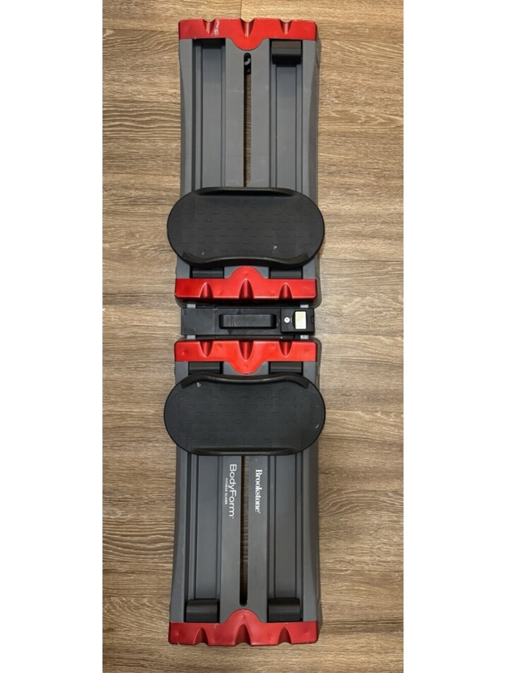 Brookstone BodyForm Ab Exerciser Foldable Adjustable Home Gym Black/Gray/Red